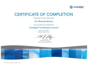 invisalign-certificate