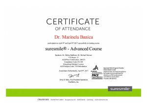 suresmile-advanced-course-certificate